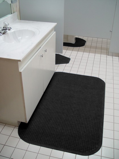 Interlocking Rubber Floor Tiles Mats Bathroom Tile with Drain