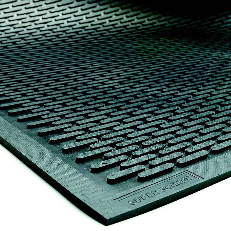 Rubber Floor Mats Door Mats Restaurant Kitchen Anti Fatigue Drainage Floor  Mat Durable Non Slip Bar Floor Mats Used for Indoor Outdoor Wet Area 24 x